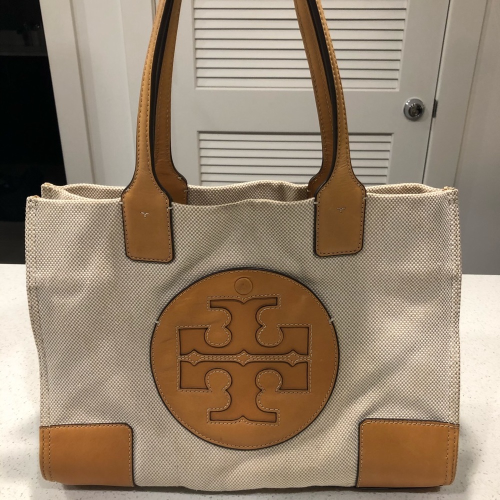 Tory Burch Ella Canvas Mini Tote